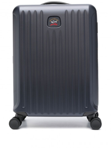 Suitcase with logo