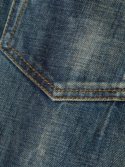 Slim denim stonewash jeans