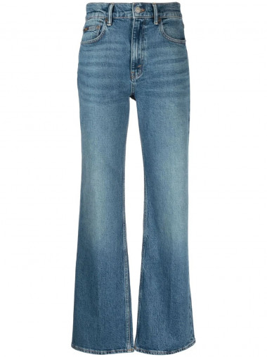 5 pocket flare jeans