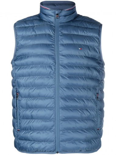 Packable recycled vest