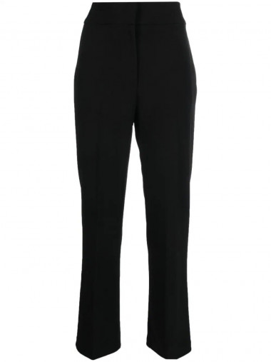 Crop high rise wide pant