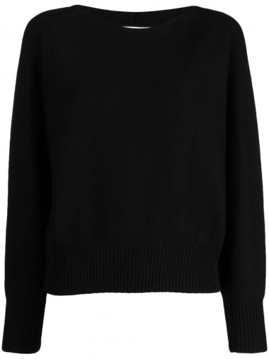 L/s seamed shoulder sweater