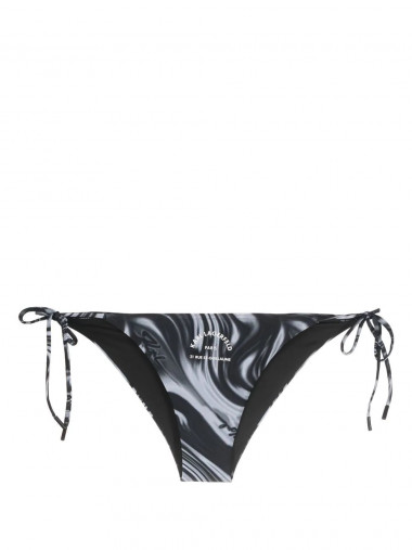 String bikini bottoms w/ logo